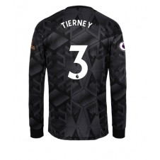 Arsenal Kieran Tierney #3 Bortatröja 2022-23 Långa ärmar